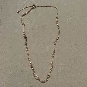 Gold adjustable Kendra Scott necklace